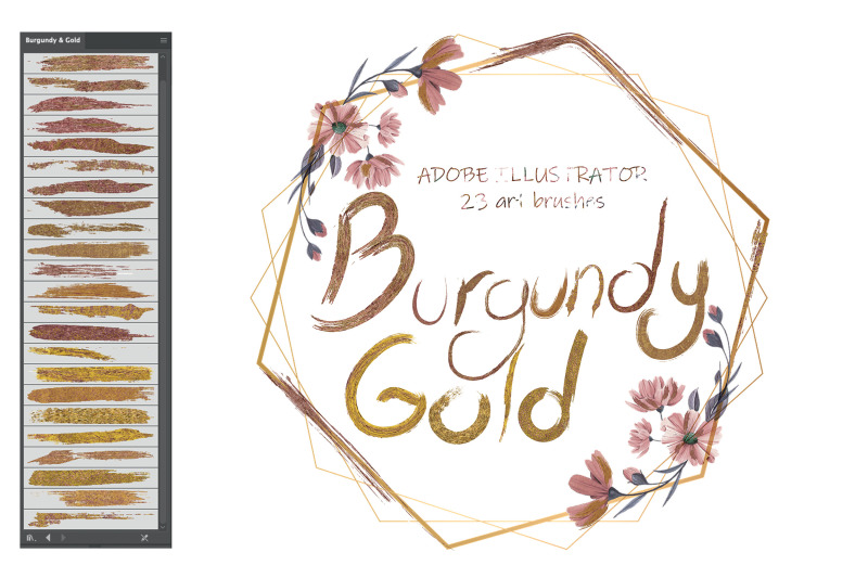 burgundy-amp-gold-illustrator-brushes