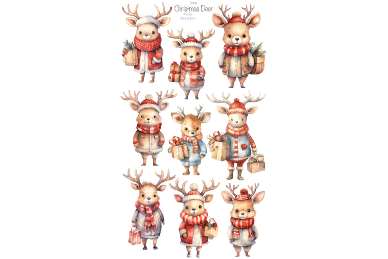christmas-deer-clipart