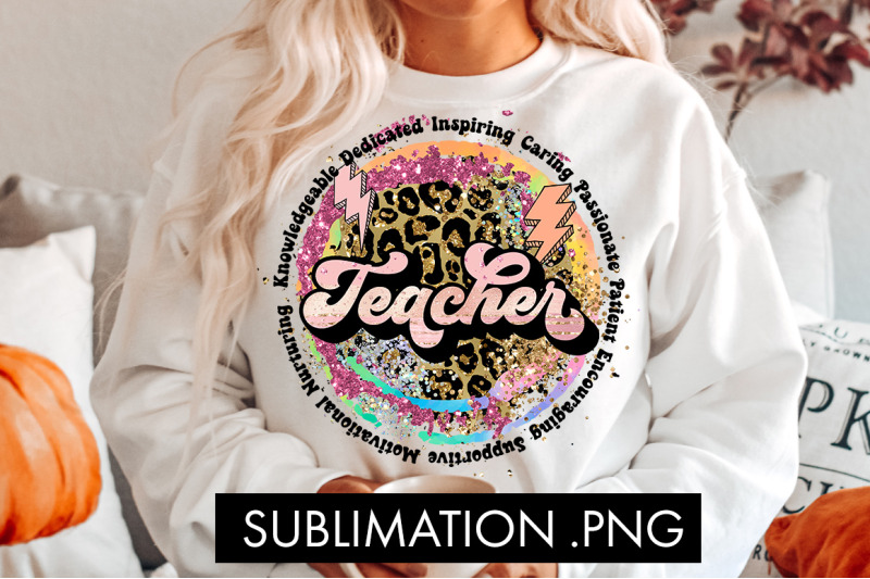 teacher-leopard-splash-glitter-png-sublimation
