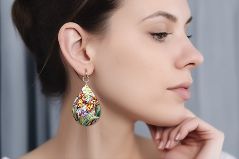 stained-glass-butterfly-teardrop-earring-sublimation-bundle