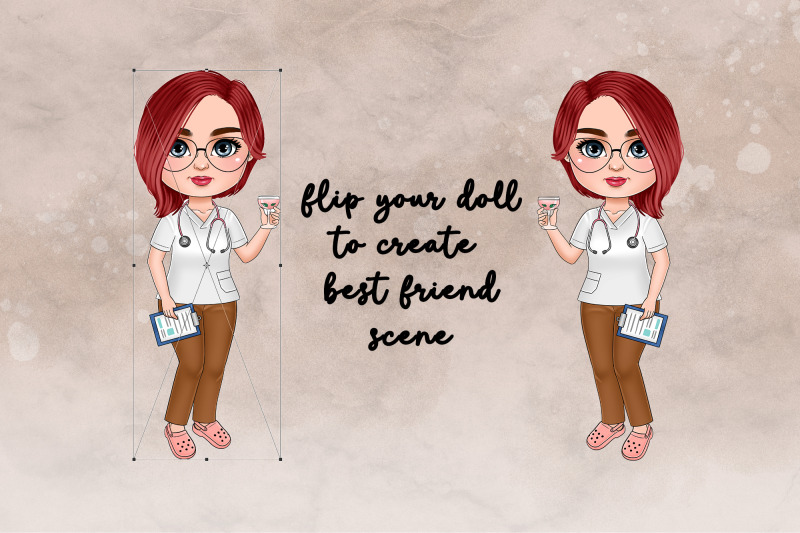 best-friends-chibi-drinking-cocktails-clipart-girls-night