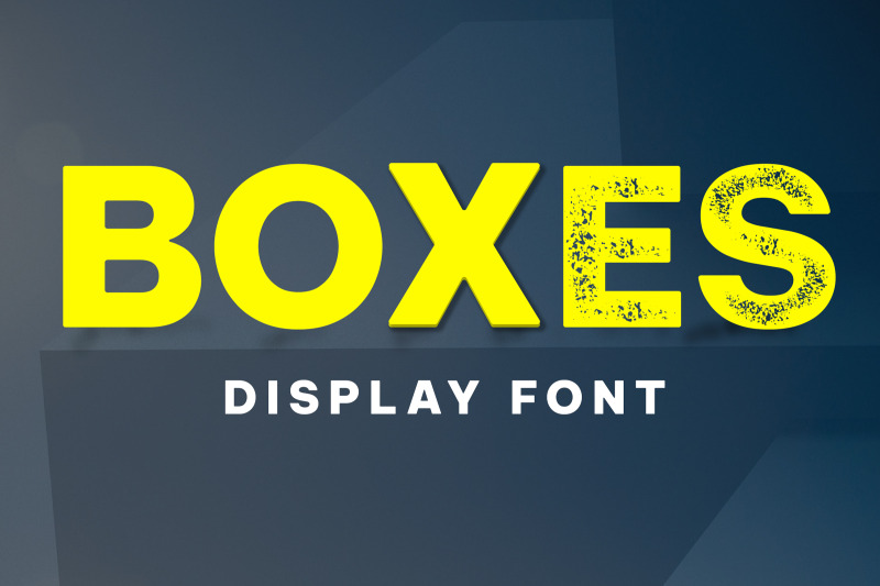 boxes-stylish-display-font