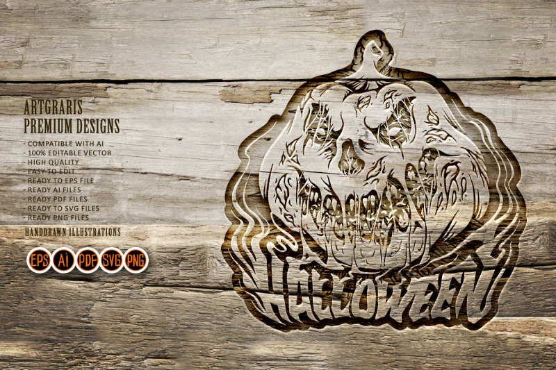 scary-dripping-pumpkins-lettering-halloween-word-logo-illustrations-si