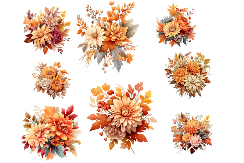 autumn-bouquets-png-clipart-fall-flowers