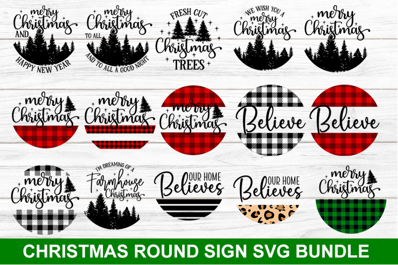 christmas-round-sign-svg-bundle