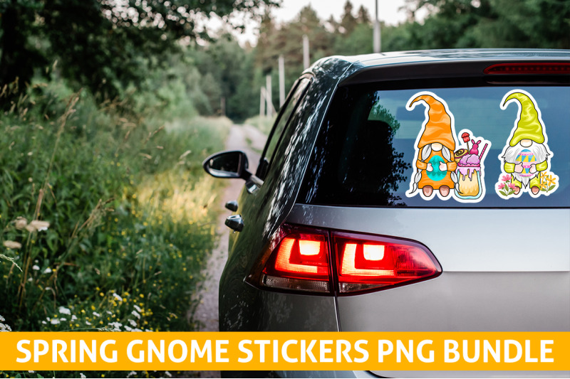 spring-gnome-stickers-png-bundle