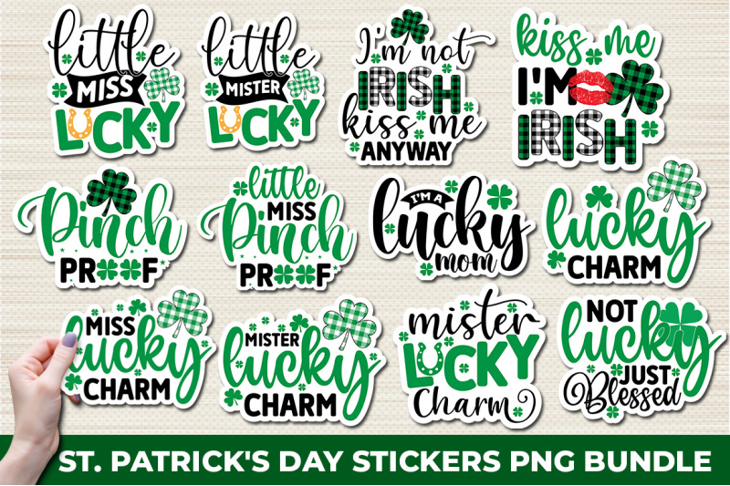 st-patrick-039-s-day-stickers-png-bundle