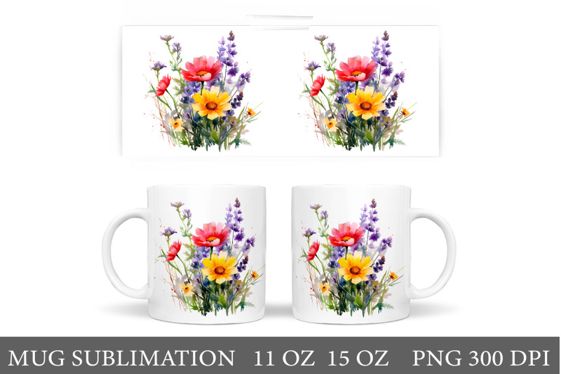 wildflowers-mug-design-wildflowers-sublimation-flowers-mug