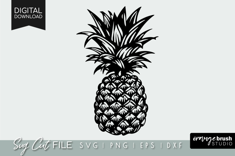 pineapple-svg-pineapple-silhouette-tropical-svg-file