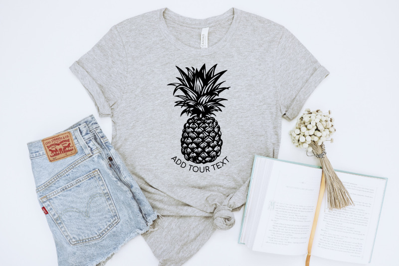 pineapple-svg-pineapple-silhouette-tropical-svg-file