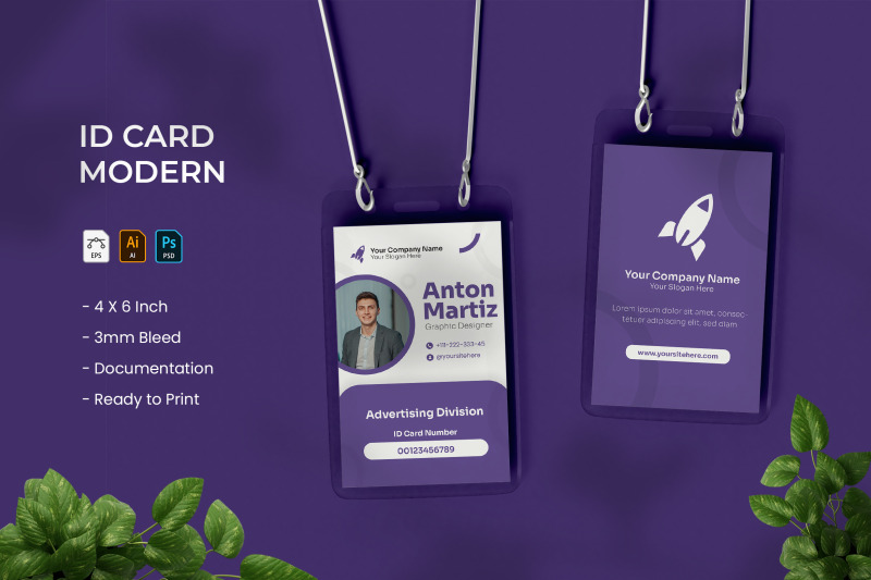 modern-purple-id-card