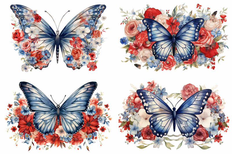 4th-of-july-butterflies