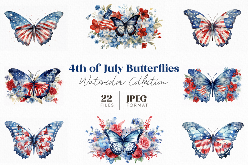 4th-of-july-butterflies