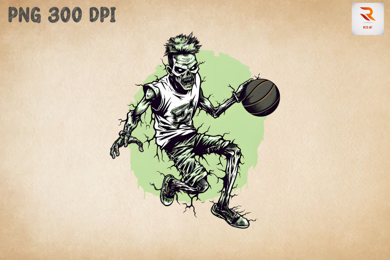 zombie-loves-basketball-clipart-bundle