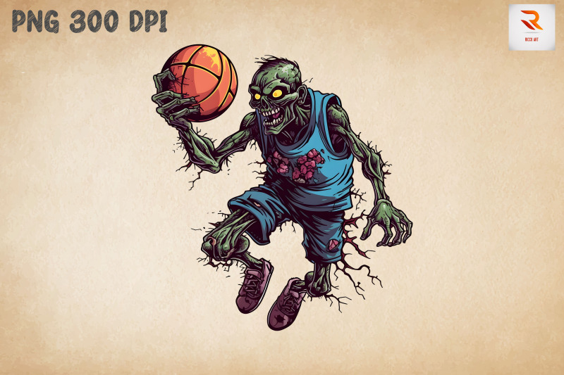 zombie-loves-basketball-clipart-bundle