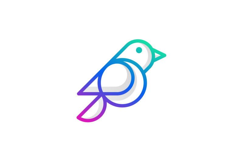 bird-linear-art-logo-vector-design-template