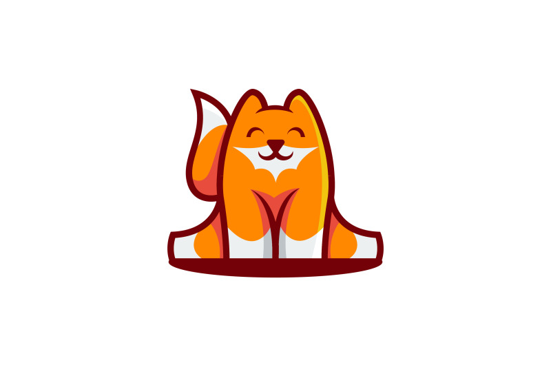 cute-cartoon-cat-logo-vector-design-template