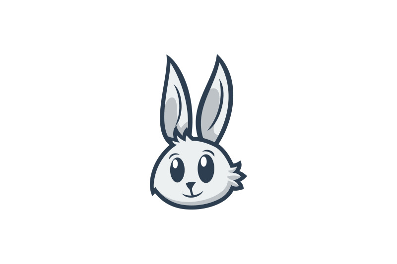 cute-rabbit-face-logo-vector-design-template