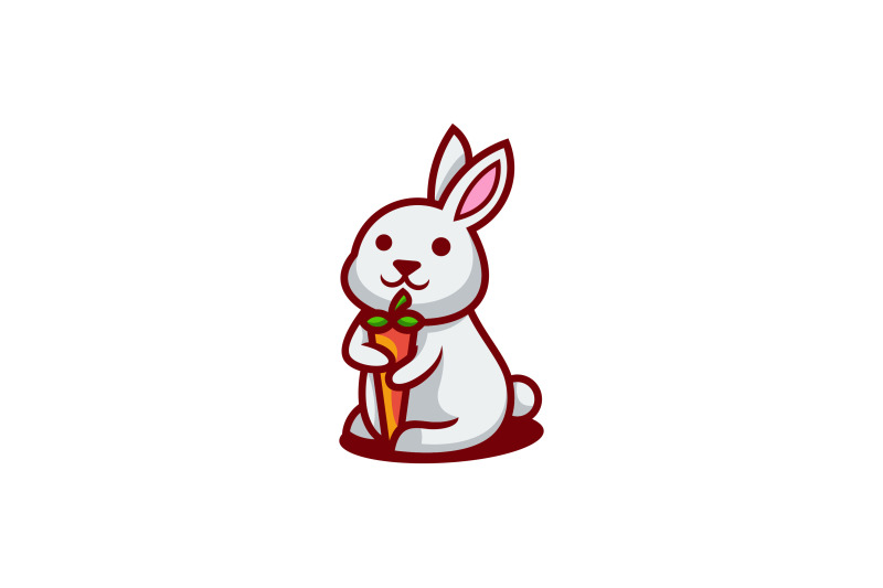 cute-rabbit-with-carrot-vector-design-template