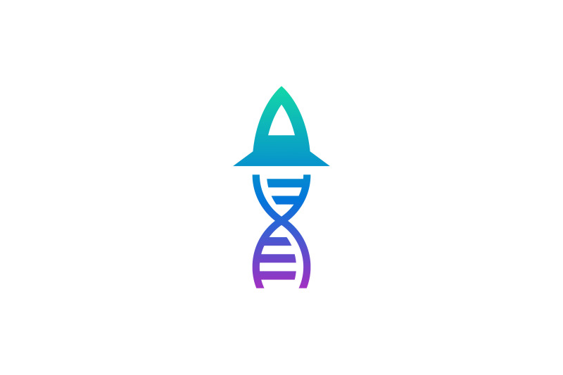 dna-shape-rocket-logo-vector-design-template