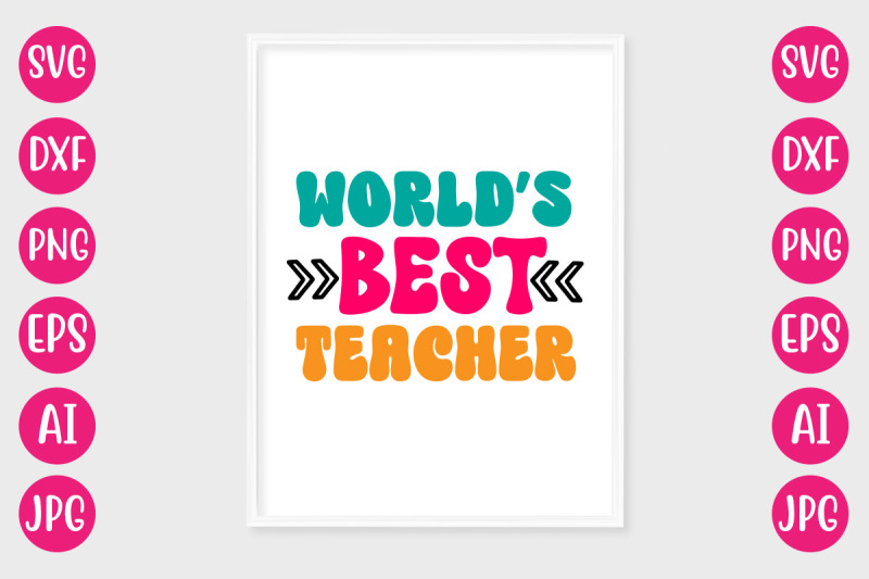 world-039-s-best-teacher-retro-design