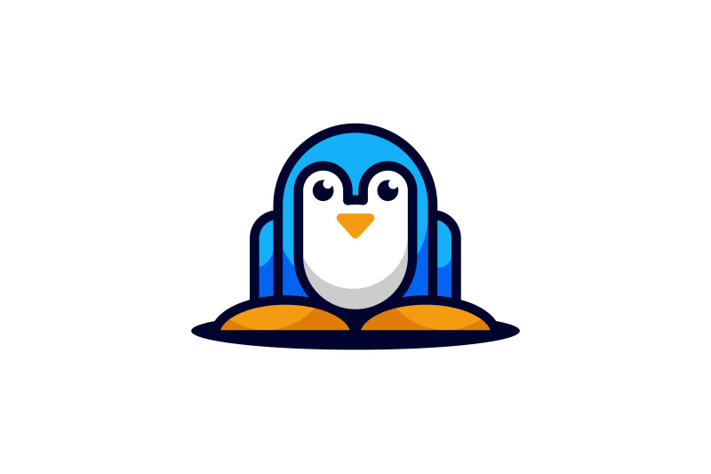 penguin-logo-vector-design-template