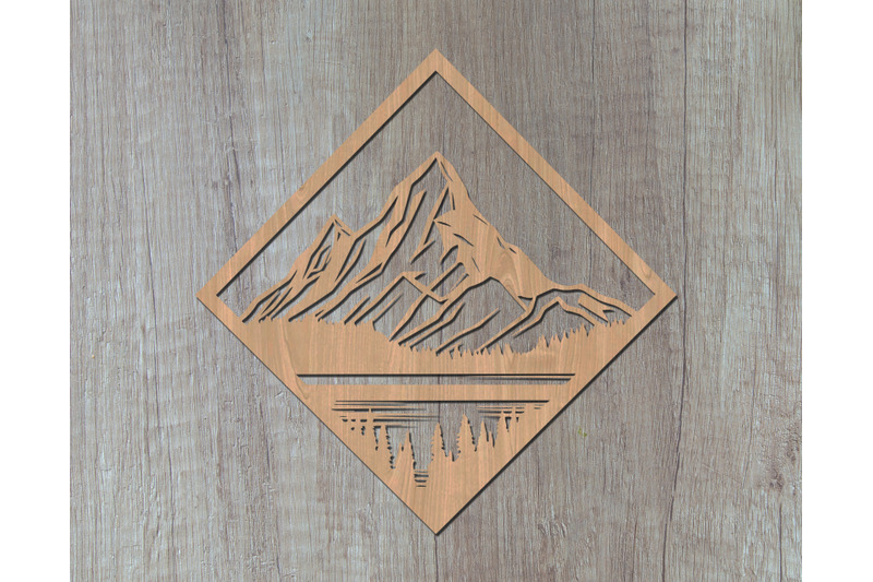 mountains-laser-svg-cut-file-mountains-glowforge-file-mountains-dxf