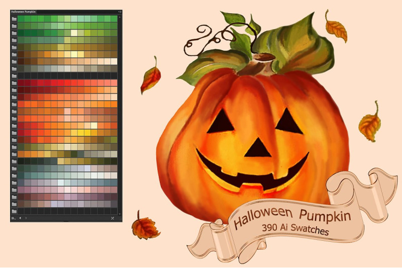 halloween-pumpkin-illustrator-swatches
