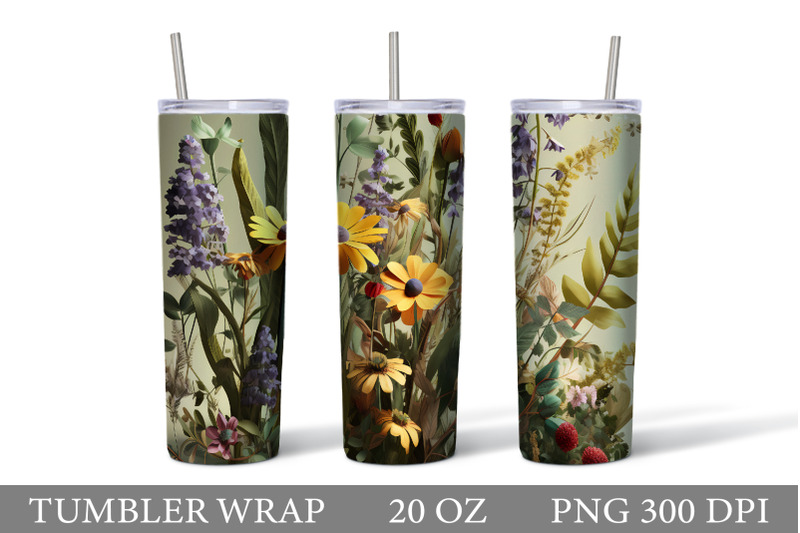 3d-flowers-tumbler-sublimation-3d-wildflowers-tumbler