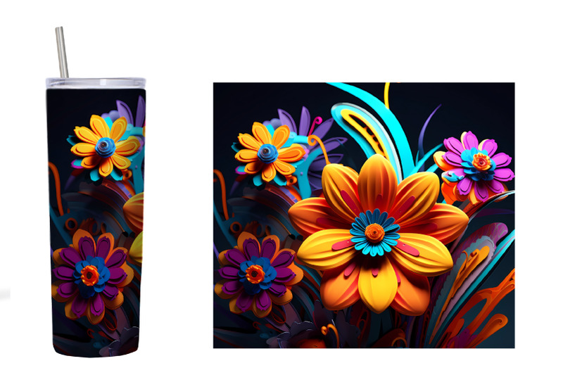 3d-flowers-tumbler-design-3d-flowers-tumbler-sublimation