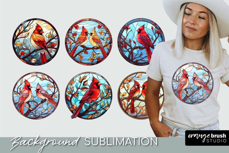 stained-glass-cardinal-round-png-background-bundle