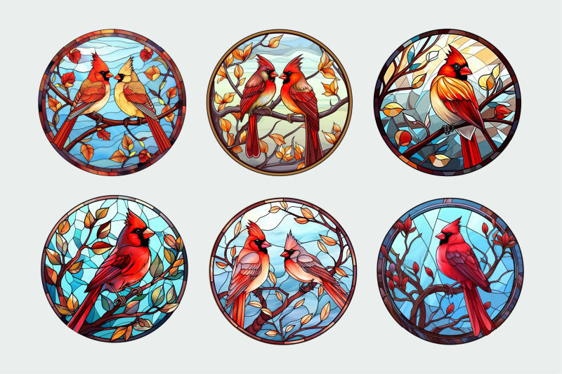 stained-glass-cardinal-round-earrings-sublimation-bundle