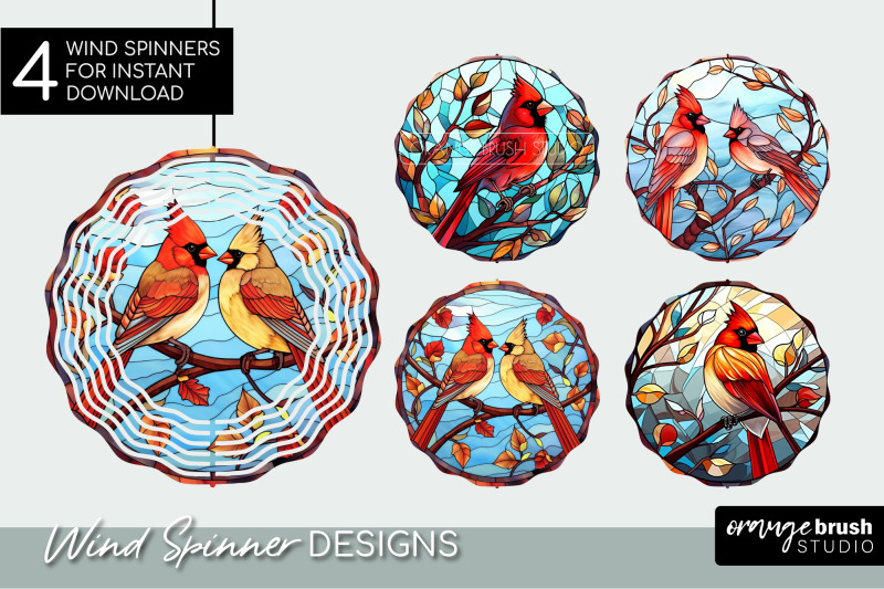 stained-glass-cardinal-wind-spinner-sublimation-bundle