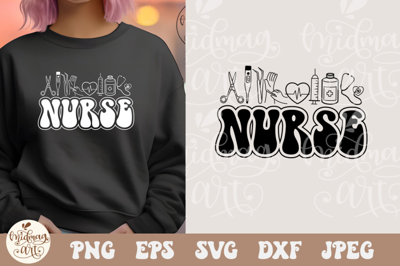retro-nurse-svg-png-nurse-wavy-text-retro-nurse-svg-nurse-shirt-svg