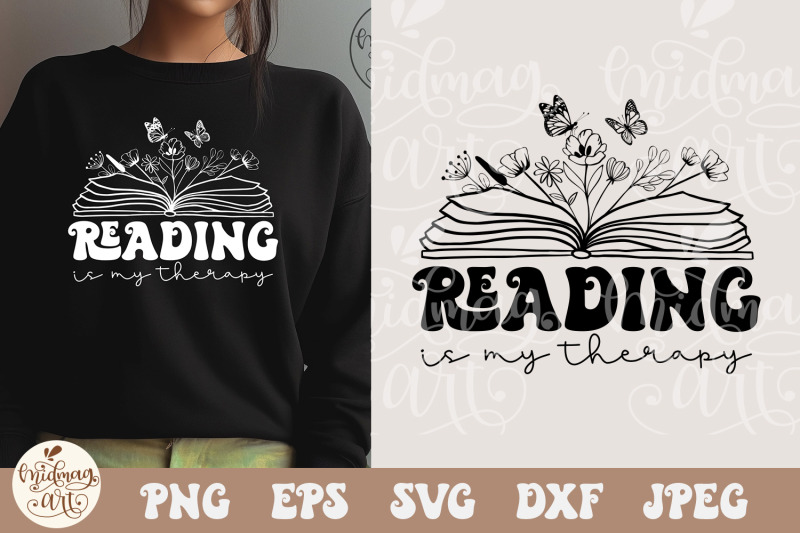 reading-is-my-therapy-svg-png-book-shirt-svg-book-lover-svg