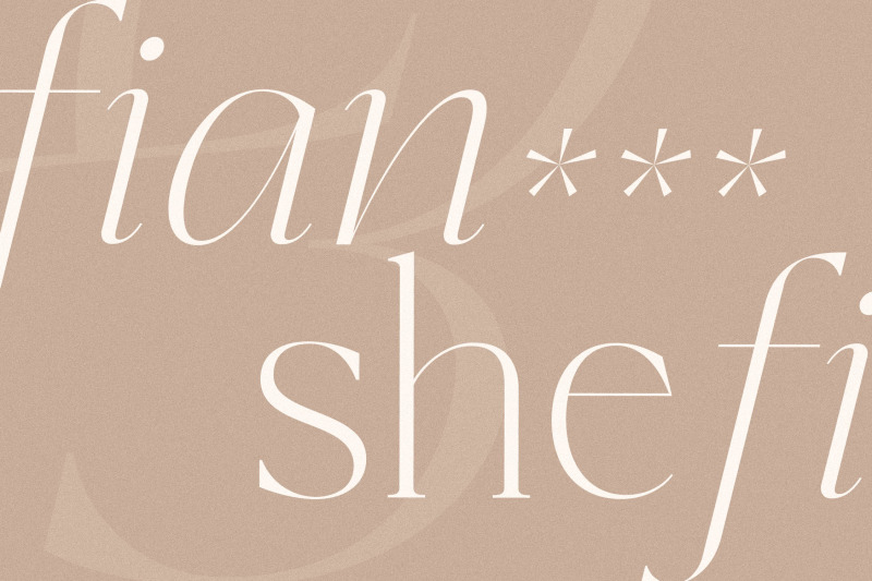 shefian-typeface