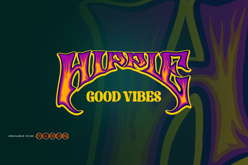 hippie-words-typeface-psychedelic-style-font