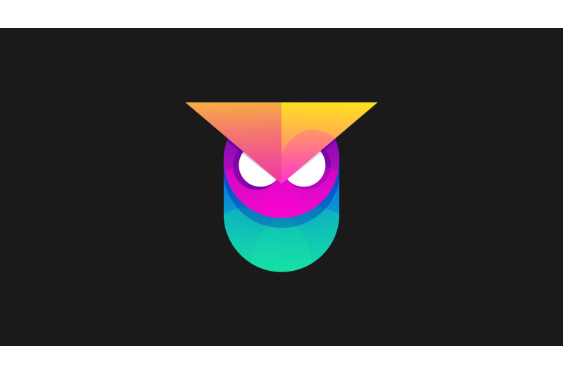 colorful-owl-body-logo-vector-design-template