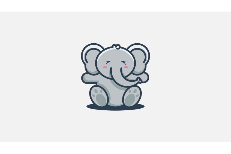 cute-baby-elephant-logo-vector-design-template