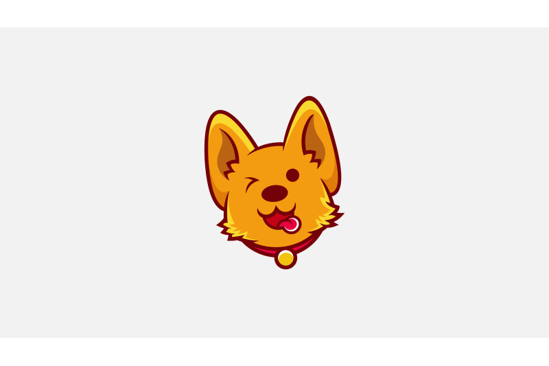 cute-dog-face-logo-vector-design-template