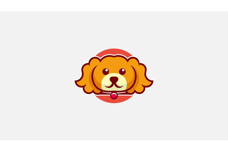 cute-dog-face-logo-vector-design-template