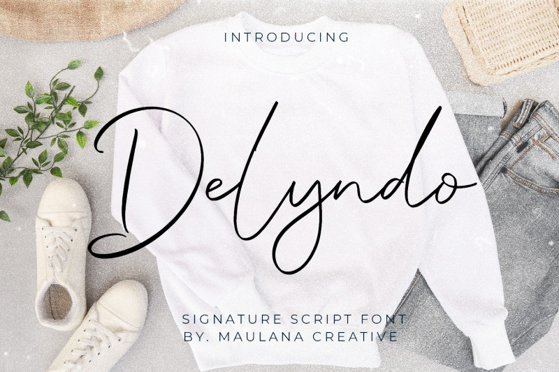 delyndo-signature-script-font