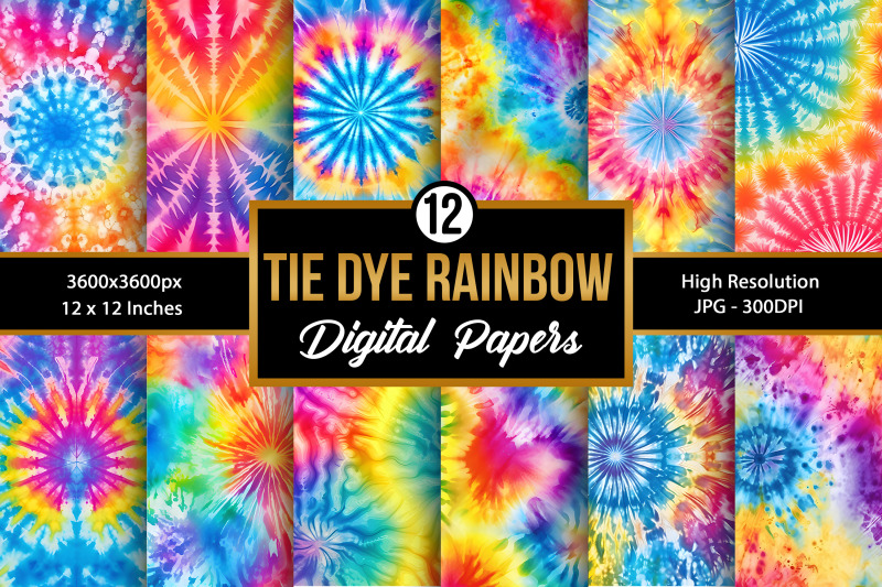 rainbow-tie-dye-digital-paper-backgrounds