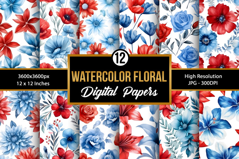 red-and-blue-watercolor-flowers-backgrounds