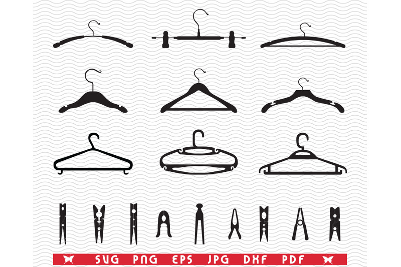 svg-hangers-clothespins-black-silhouettes-digital-clipart