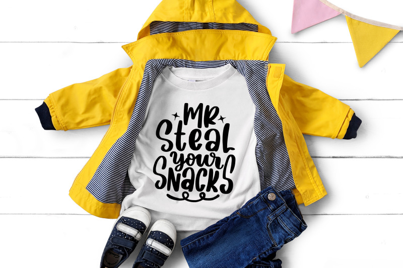 mr-steal-your-snacks-svg-kids-shirt-design