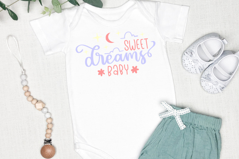 sweet-dreams-baby-svg-kids-shirt-design