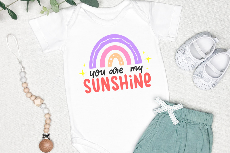 you-are-my-sunshine-svg-kids-shirt-design