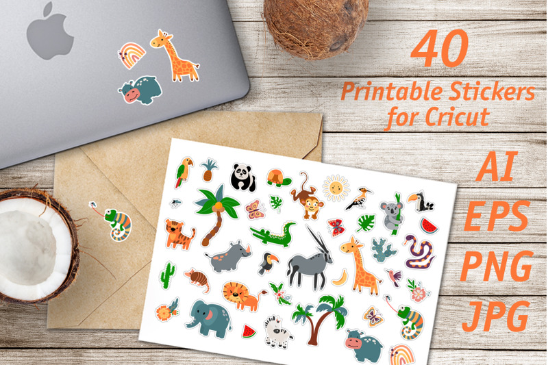 safari-animals-printable-stickers-cricut-design