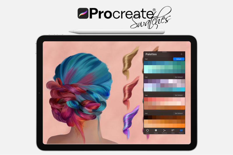 hair-swatches-for-procreate